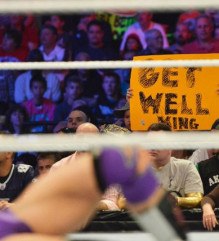 Female wrestling fan