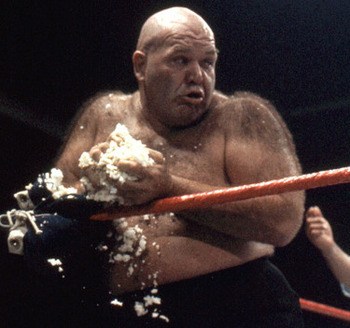 George Steele donates 10,000 turnbuckle pads to hunger relief