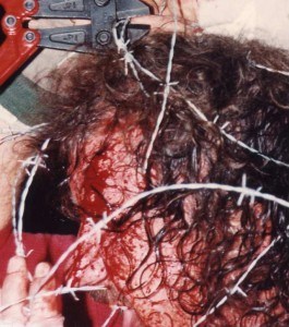 Terry Funk barbwire