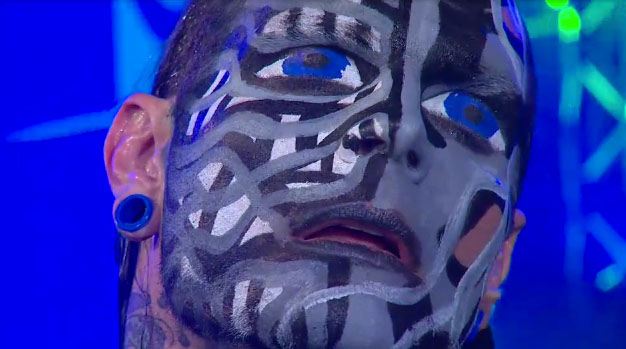 wwe jeff hardy face paint