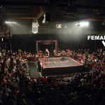 Female wrestling fan