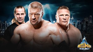 lesnar triple h wrestlemania