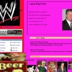 WWE social media