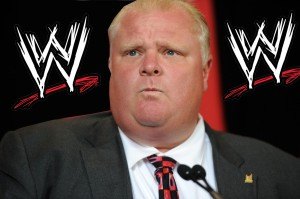 Rob Ford wrestling