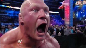 Brock Lesnar scream