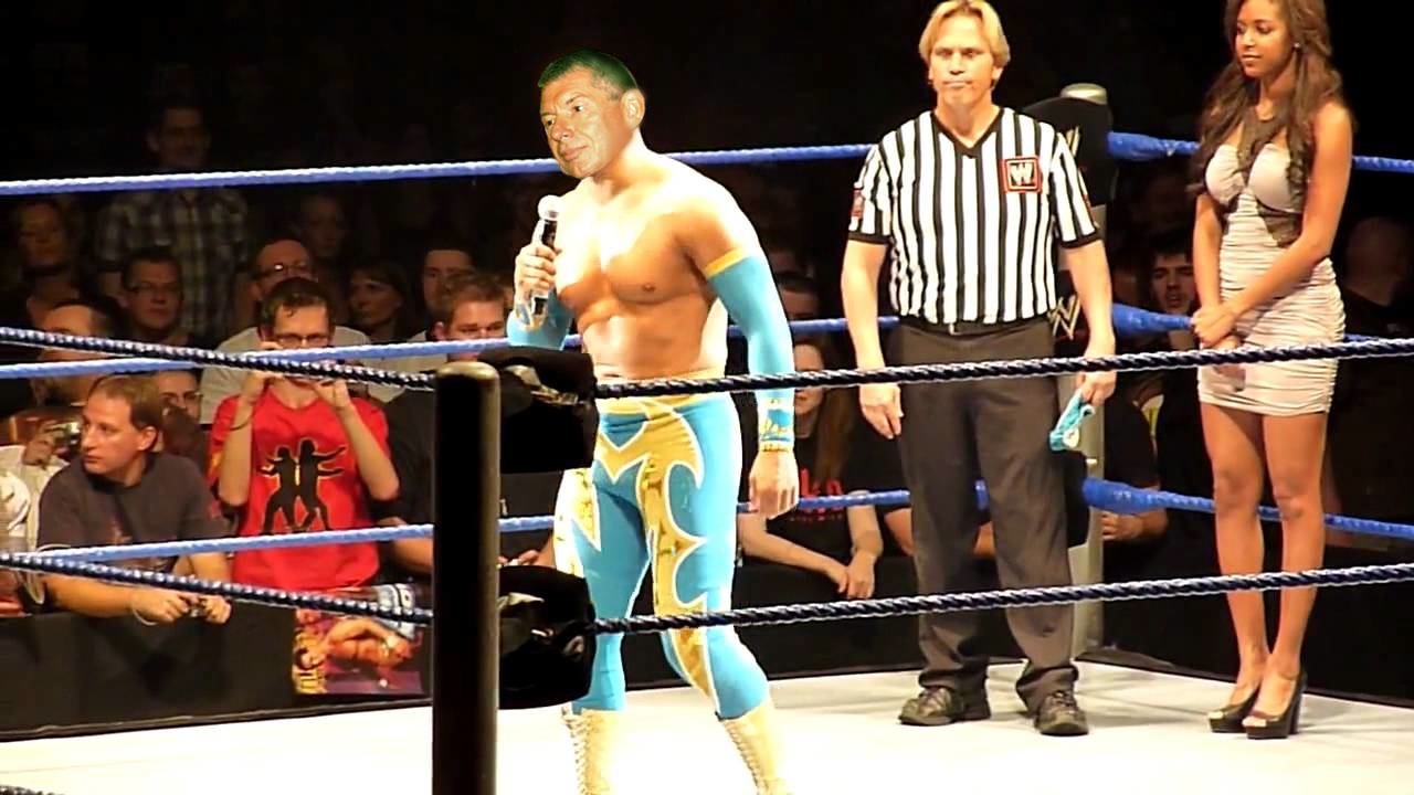 Sin Cara unmasks, reveals it was Mr. McMahon all along.