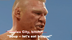 Lesnar suplex