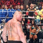 Lesnar suplexes
