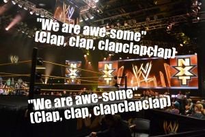 nxt fans chanting