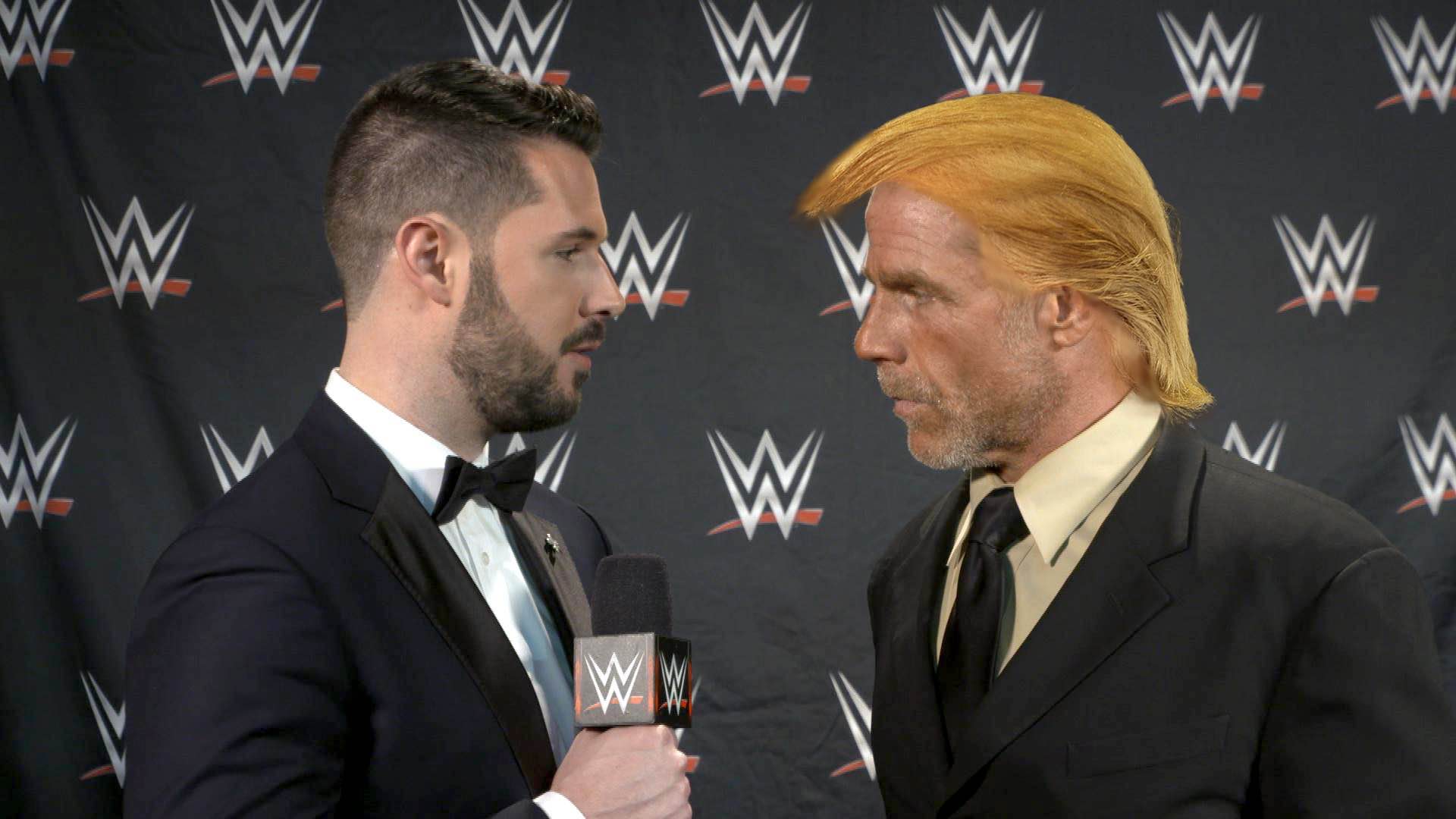 Shawn Michaels gets treatment from President's hair specialist
