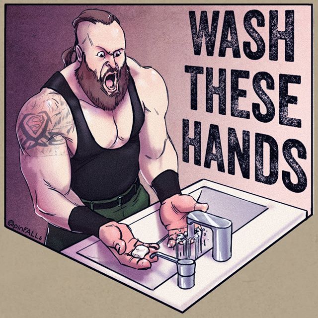 WWE wrestlers must now wash hands between maneuvers