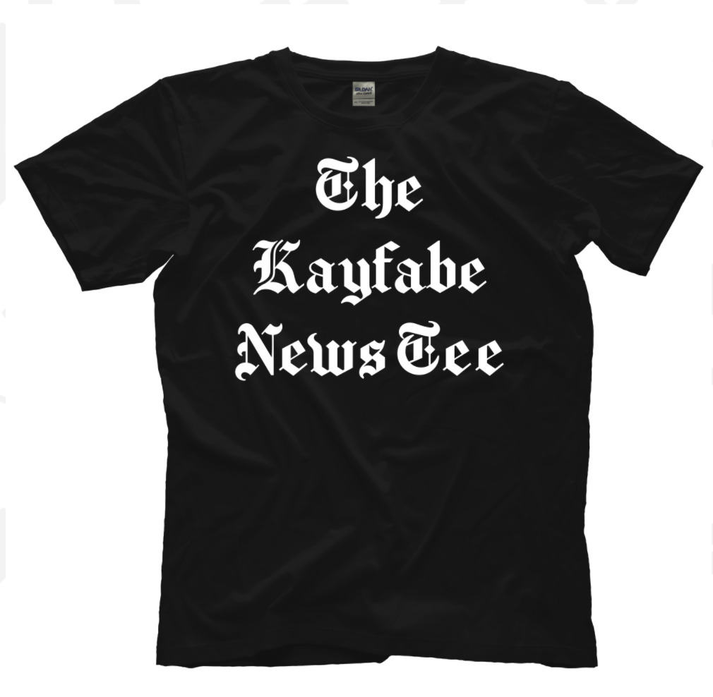 Kayfabe news t-shirt