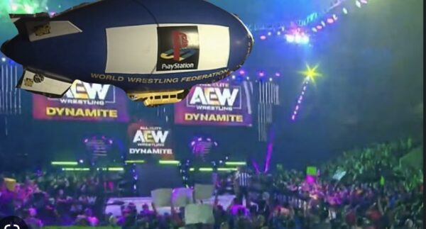 WWE balloon over aew