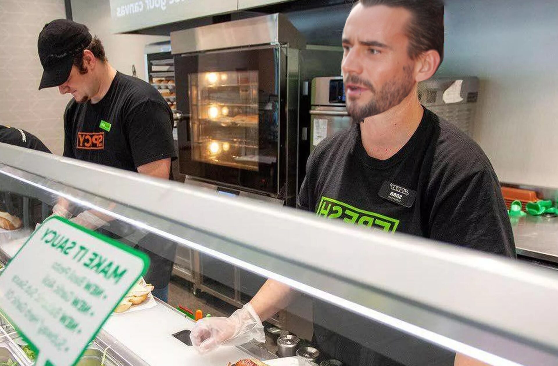CM Punk spotted working as sandwich artist at Chicagoarea Subway